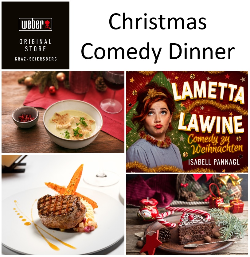 GAO_187 - Eintrittskarte: Christmas Comedy Dinner mit Isabell Pannagl