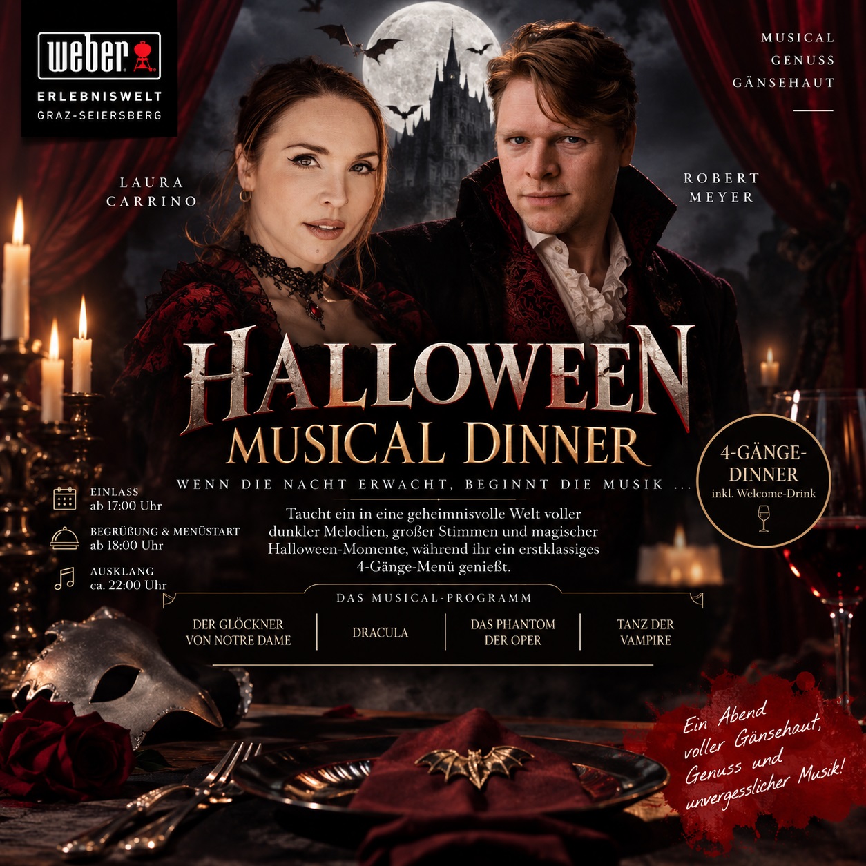 GAO_197 - Eintrittskarte: Halloween Musical Dinner