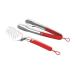 17114 - Spezial BBQ-Set Weber Style 2-teilig, Griffe Farbe Red, Edelstahl