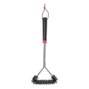 6278 - Weber Dreiseitige Grillb&uuml;rste - 46 cm, mit Edelstahlborsten
