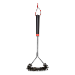 6278 - Weber Dreiseitige Grillbürste - 46 cm, mit Edelstahlborsten