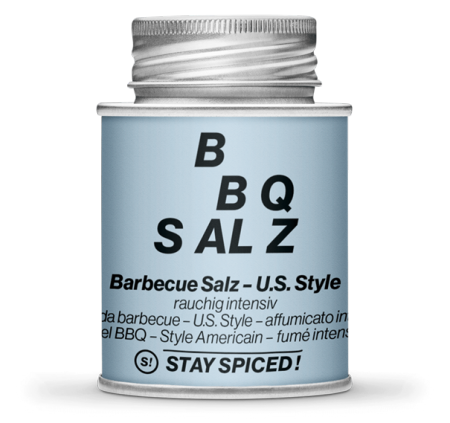 54401xM - US-Style BBQ Salz, rauchig intensiv, Stay Spiced, 170ml