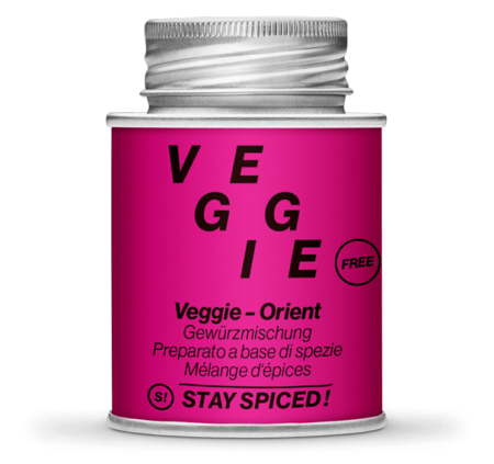 62022xM - Stay Spiced! FREE Veggie - Orient, 170 ml Schraubdose