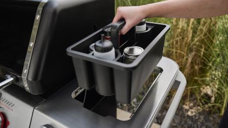 3400128 - Weber tragbarer Aufbewahrungskorb, 2 teilig