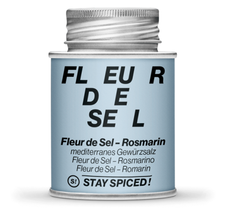 54312xM - Fleur de Sel / Flor de Sal - Rosmarin, 170ml Schraubdose