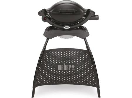 50010379_1 - Weber Q 1000 Gasgrill (Schwarz) mit Stand