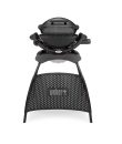 50010379_1 - Weber Q 1000 Gasgrill (Schwarz) mit Stand