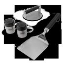 3401364 - Weber Plancha Smashed Burger Set, 4-teilig