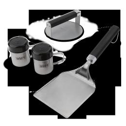 3401364 - Weber Plancha Smashed Burger Set, 4-teilig