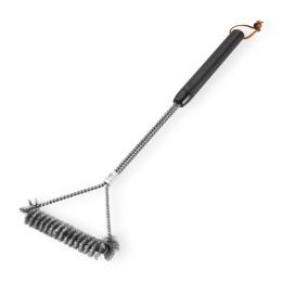 6493 - Weber Dreiseitige Grillbürste - 53 cm, mit Edelstahlborsten